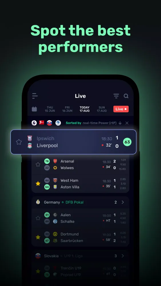 AIstats: Soccer Scores & Stats Screenshots