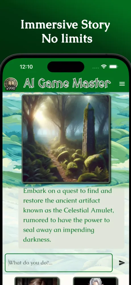 AI Game Master - Dungeon RPG スクリーンショット