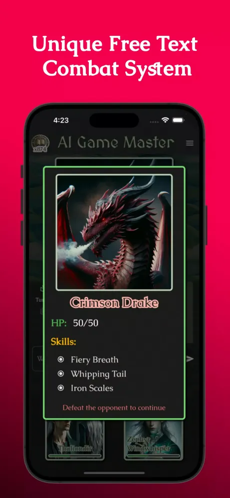 AI Game Master - Dungeon RPG スクリーンショット