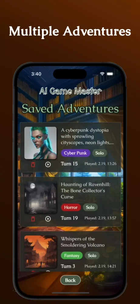 AI Game Master - Dungeon RPG スクリーンショット