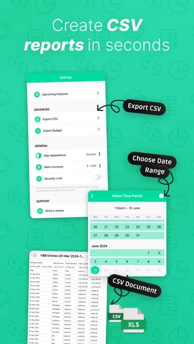 Скриншоты YBB Budgeting: free budget app