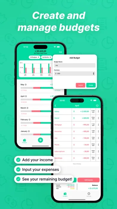 Скриншоты YBB Budgeting: free budget app