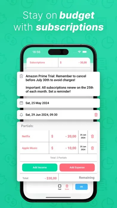 Скриншоты YBB Budgeting: free budget app