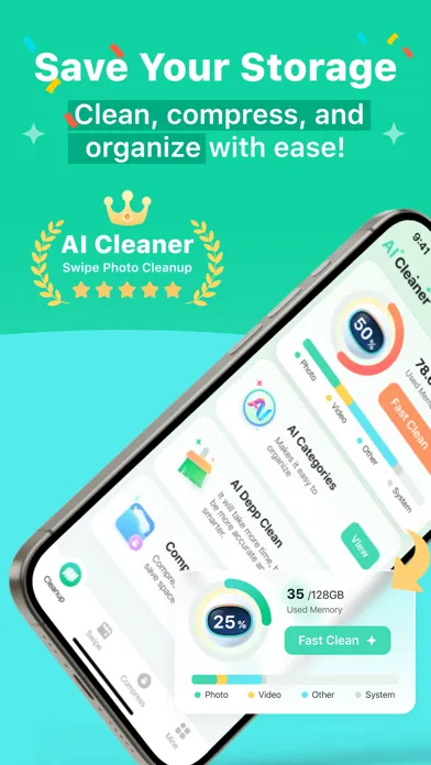 AI Cleaner：Swipe Photo CleanUp应用截图