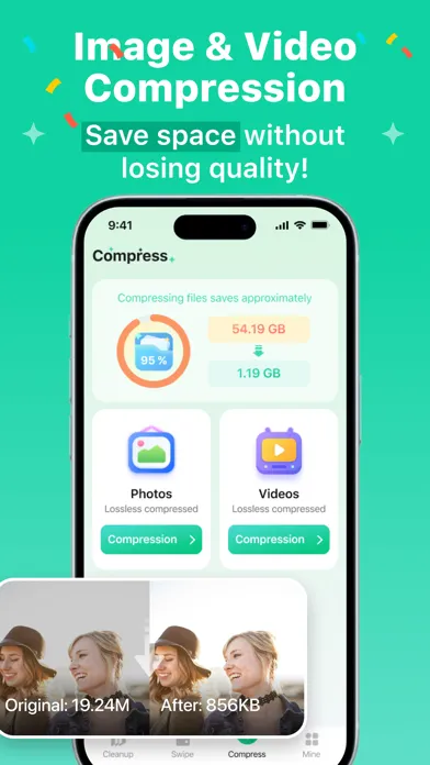 AI Cleaner：Swipe Photo CleanUp应用截图