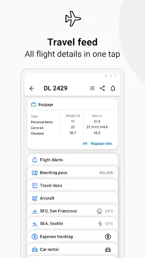 App in the Air - Trip Planner Screenshots