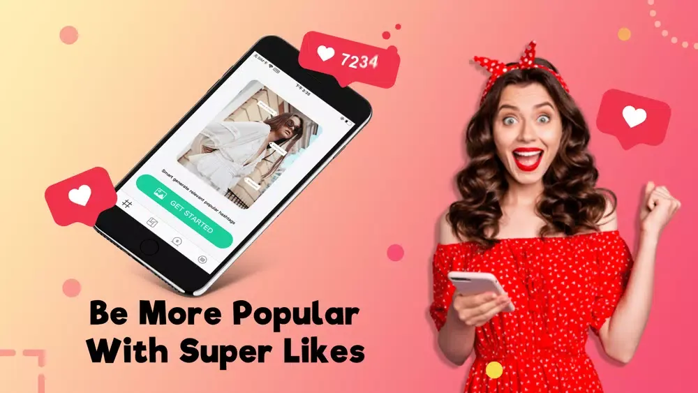 ภาพหน้าจอของ Super Likes Tags & Pic Collage