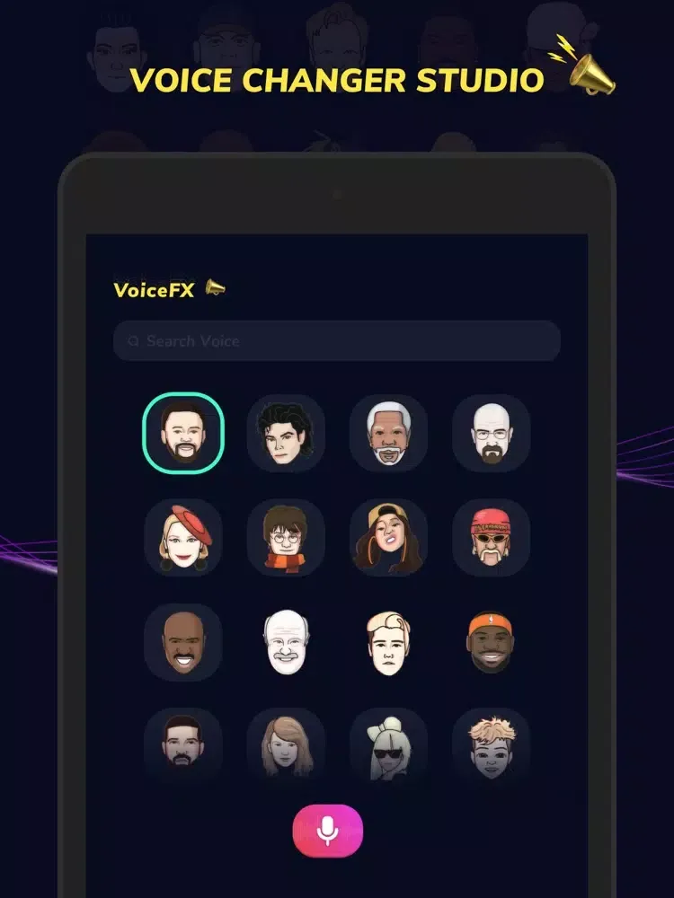 VoiceFX - Funny Voice Changer iPad  Screenshots