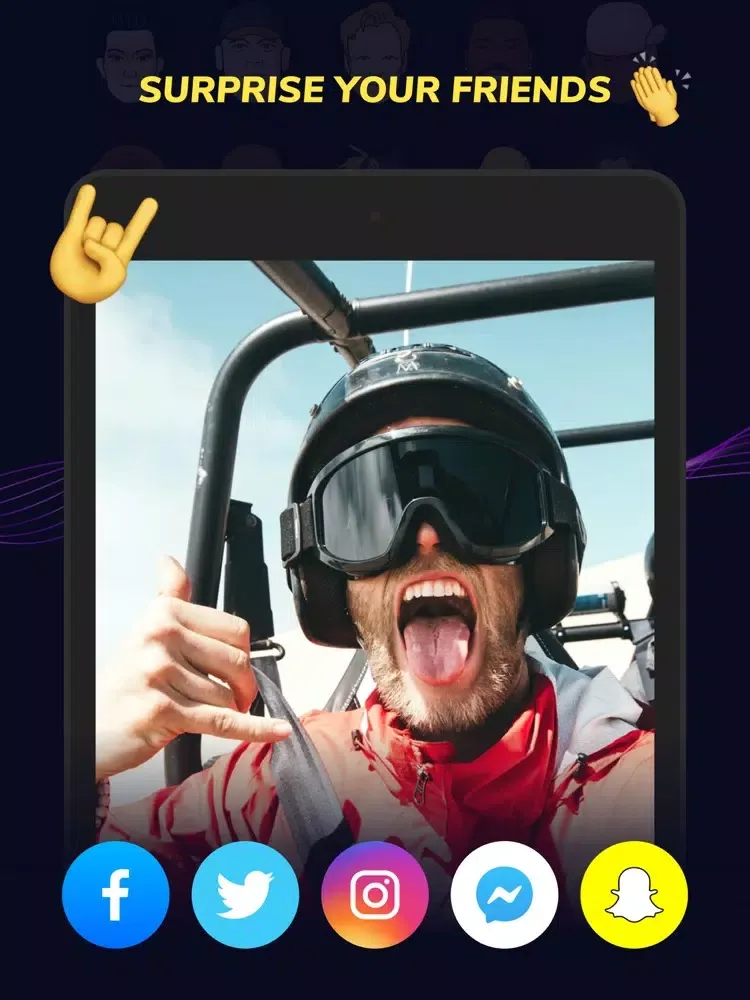 VoiceFX - Funny Voice Changer iPad  Screenshots