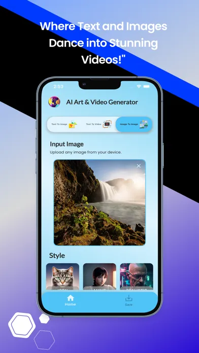 Capturas de pantalla de Ai Art & Video Generator