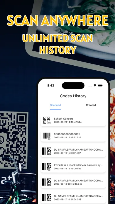 Zrzuty ekranu aiScanner: QR Code Scanner
