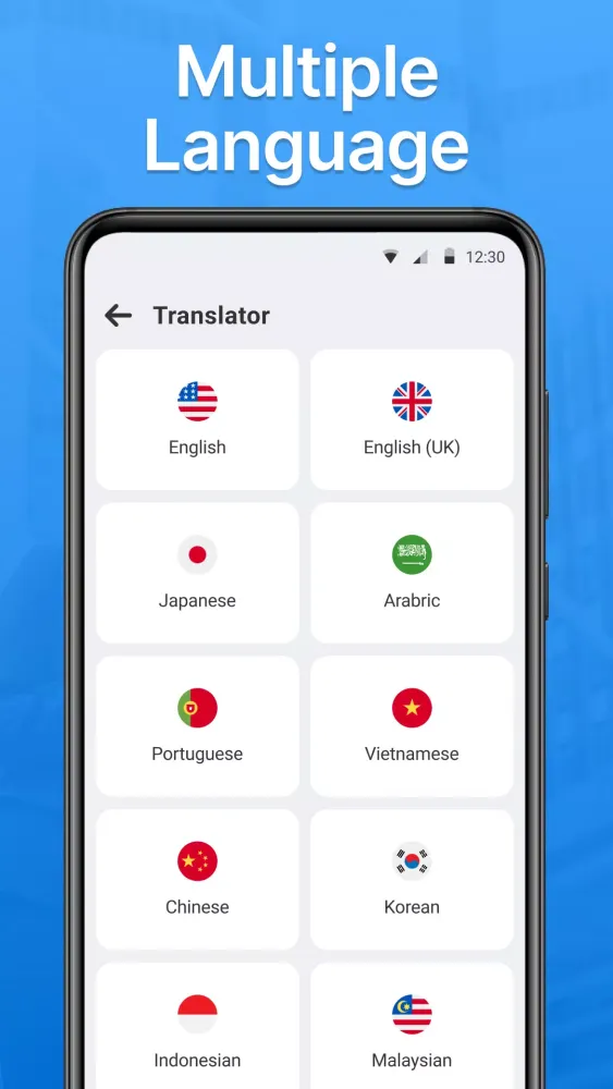 Capturas de tela do AI Translate: Voice Translator