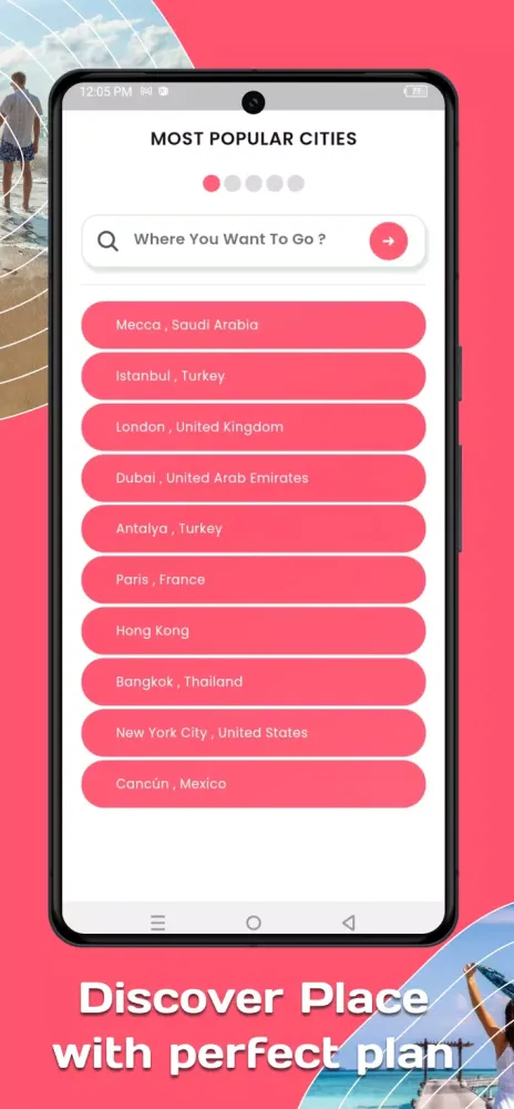 Ai Travel Planner Screenshots