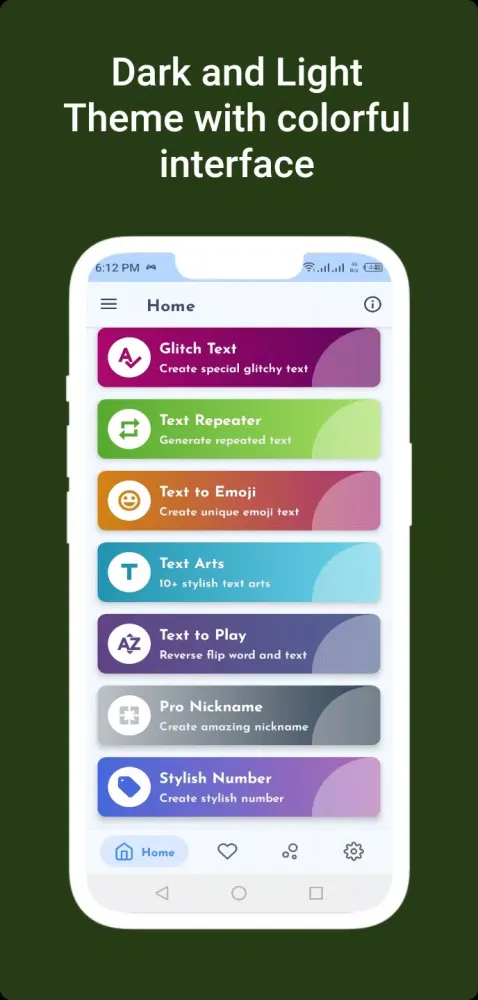 Stylish Text and Emoji Screenshots