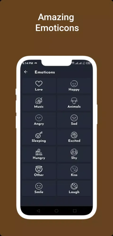 Stylish Text and Emoji Screenshots