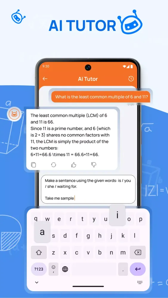 Tangkapan layar Math Solver - AI Tutor