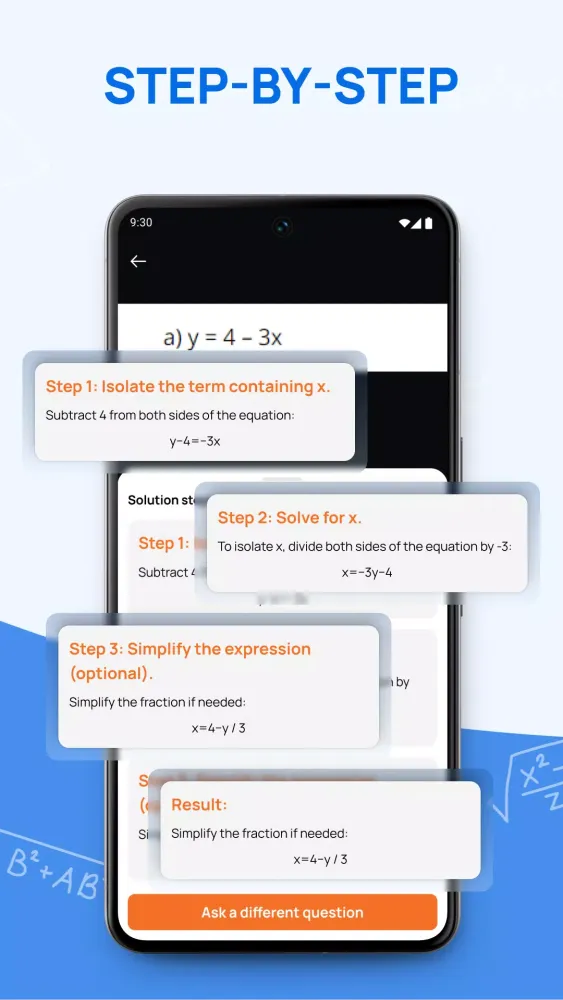 Tangkapan layar Math Solver - AI Tutor