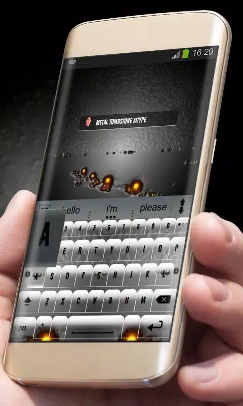 Metal Tombstone AiType Skin Screenshots