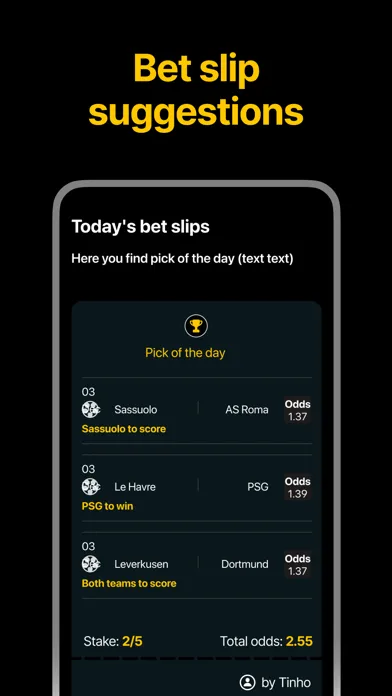 BetBucket Screenshots