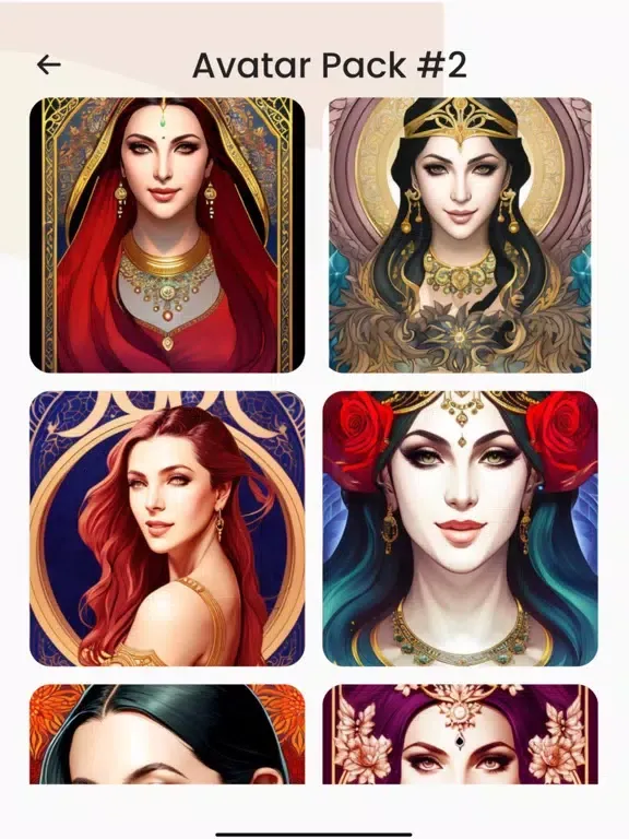 Tangkapan skrin Photo Magic: AI Avatars Maker iPad 