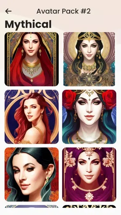 Tangkapan skrin Photo Magic: AI Avatars Maker
