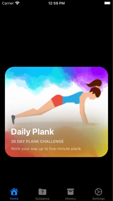 Daily Plank bodyweight workout स्क्रीनशॉट