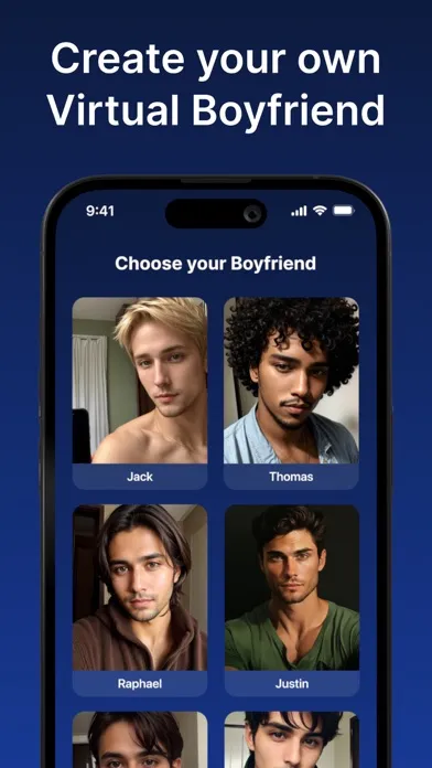 Capturas de tela do Ai Boyfriend Chat