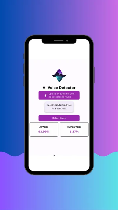 AI Voice Detector Screenshots