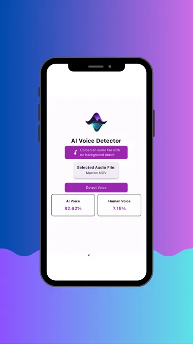 AI Voice Detector Screenshots