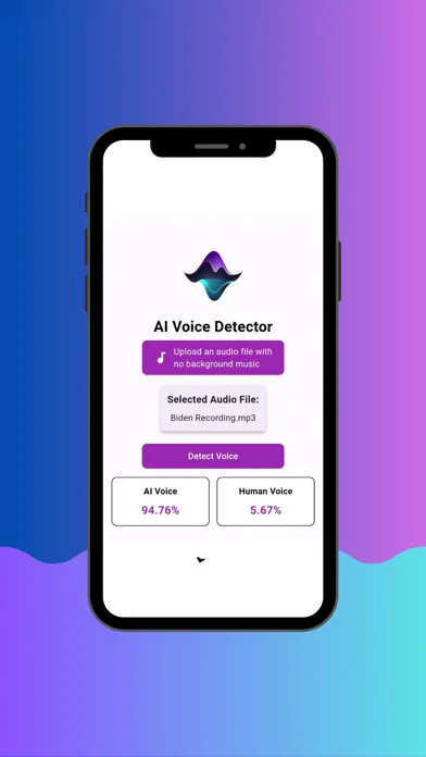 AI Voice Detector Screenshots