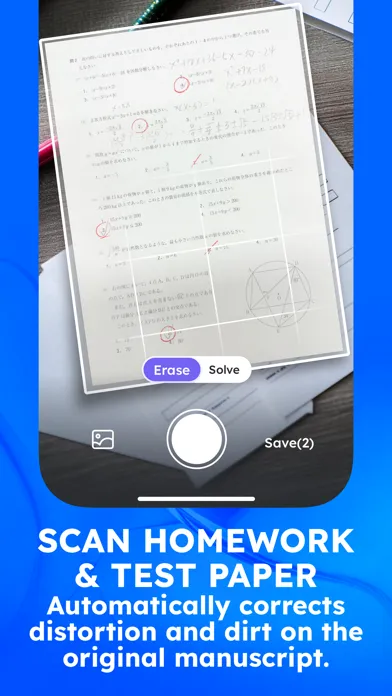 Capturas de pantalla de Homework Scanner - handwriting