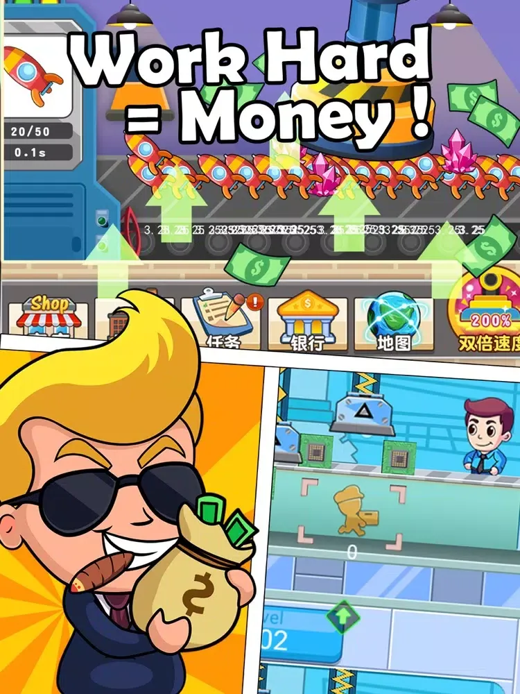 Capturas de pantalla de Idle Factory Tycoon - Business iPad 