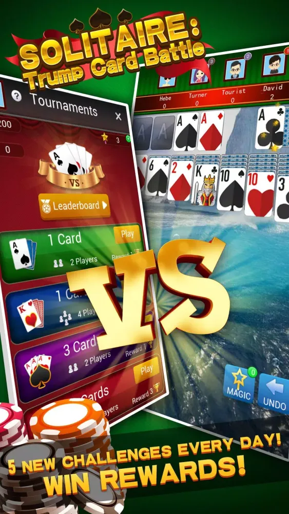 Solitaire: Trump Card Battle Screenshots