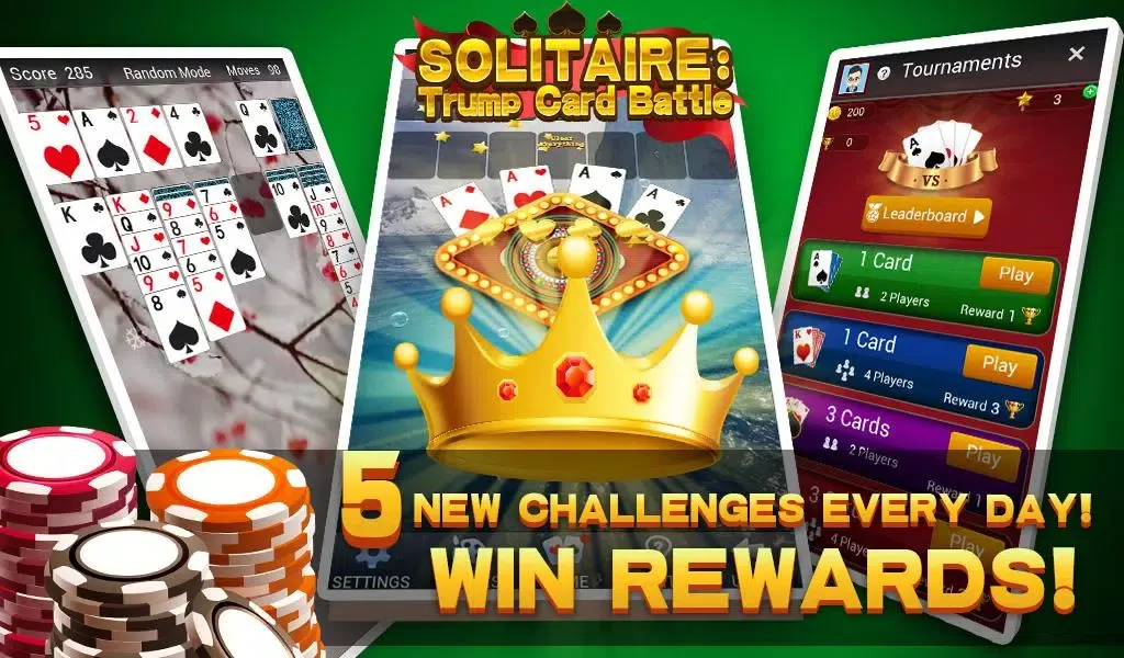 Solitaire: Trump Card Battle Screenshots