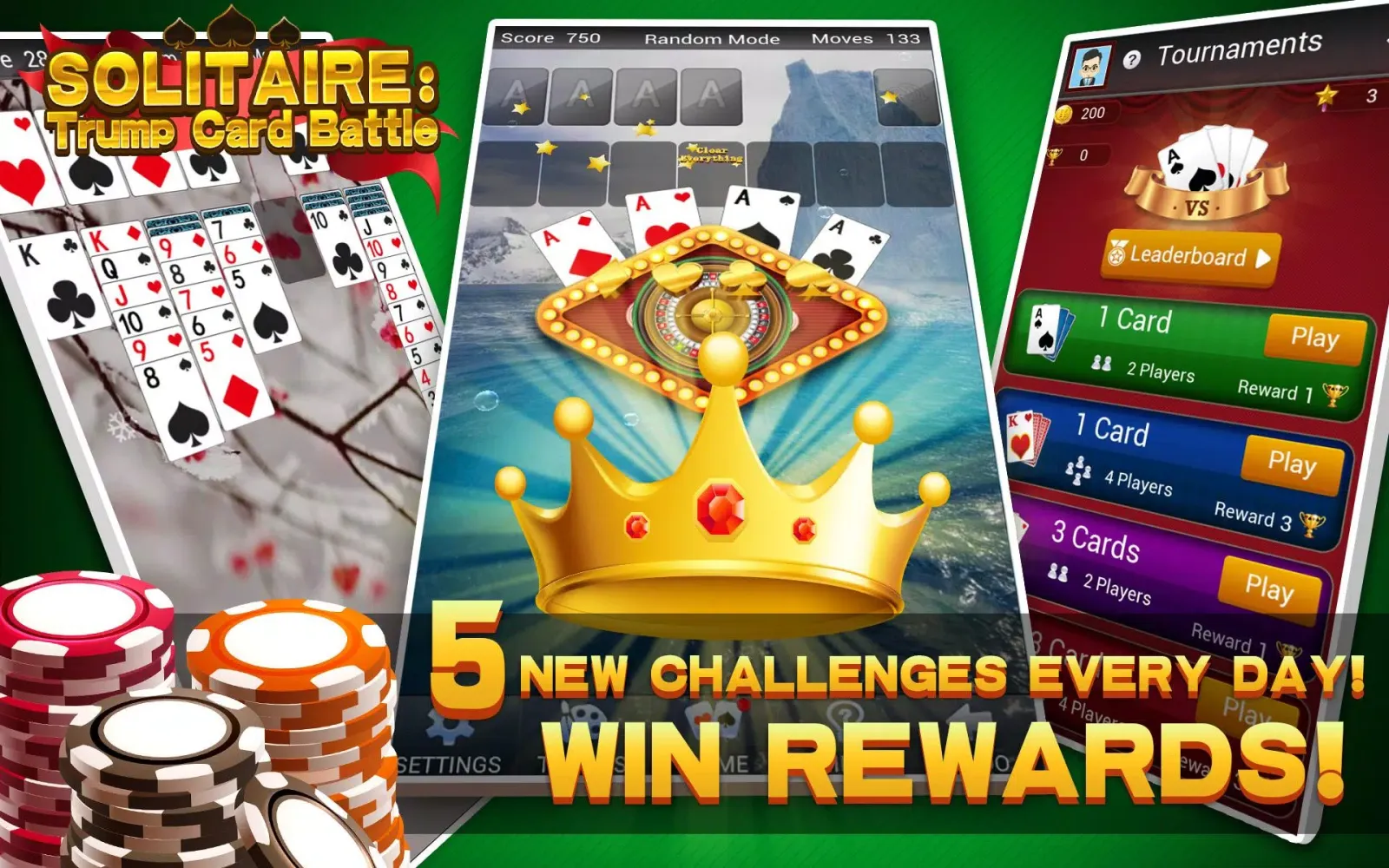 Solitaire: Trump Card Battle Screenshots