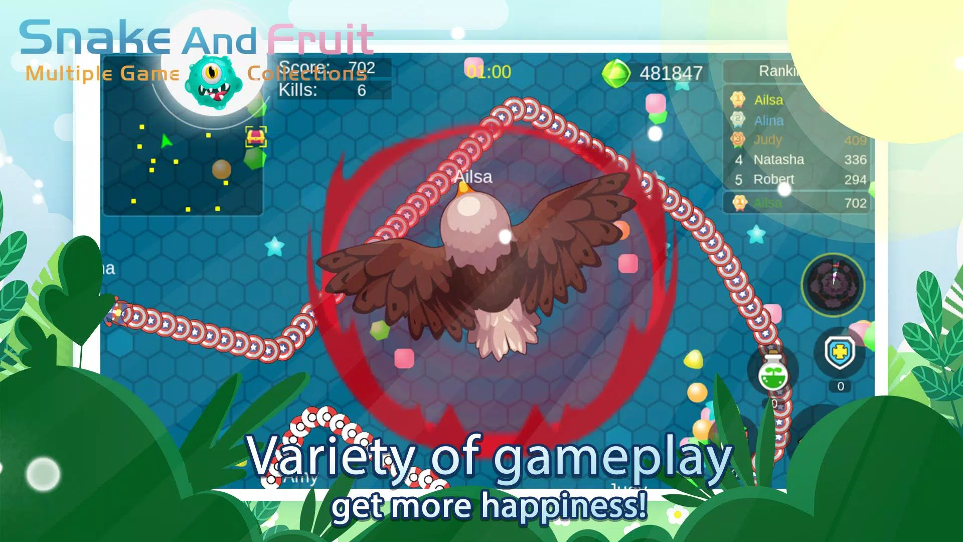 Snake And Fruit Screenshots