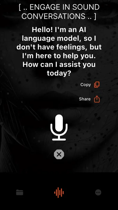 Capturas de pantalla de Voice AI Chat: AI Assistant