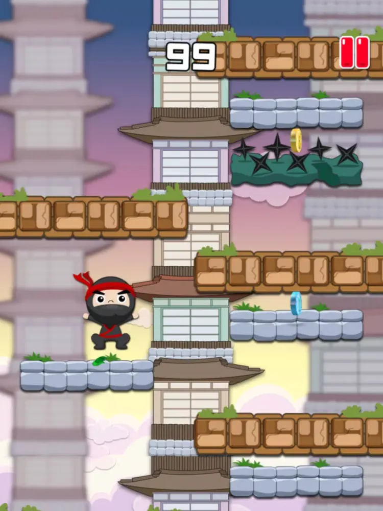 تصاویر Ninja Escape - Skyrocket Up iPad 