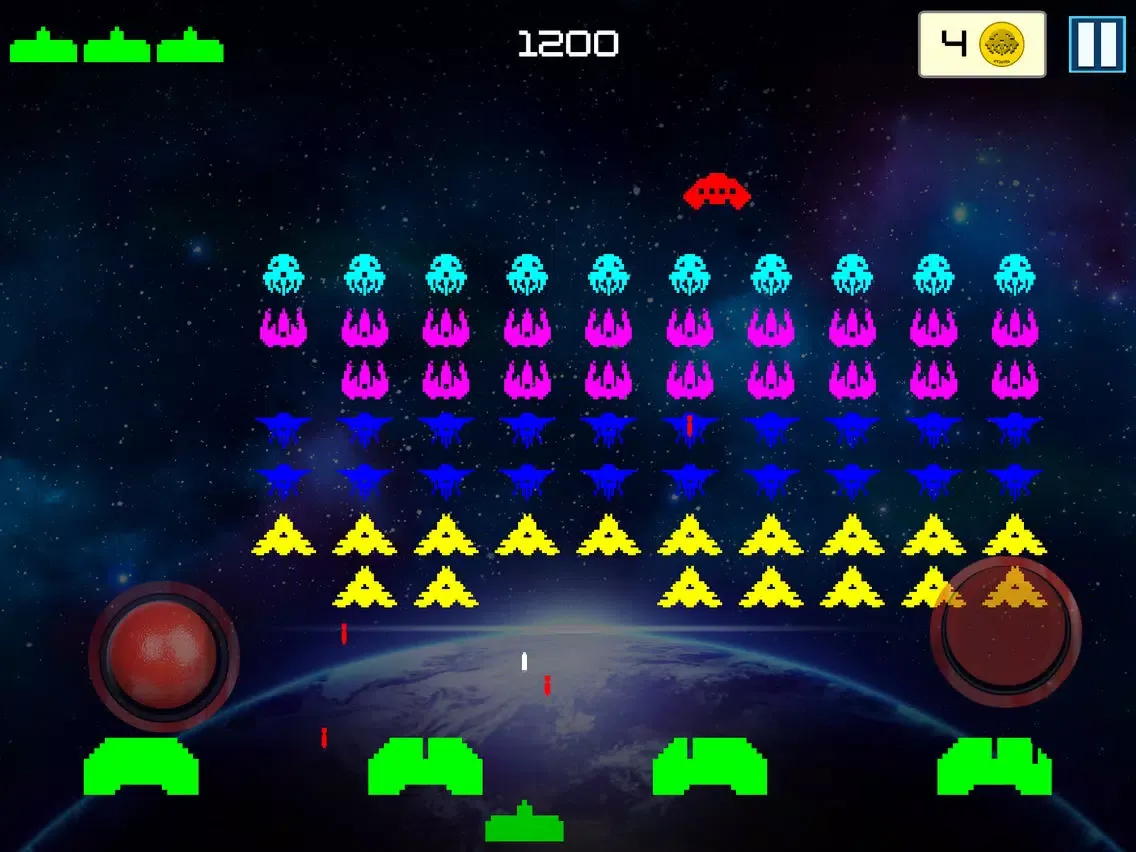 Galaxy Invaders - Strike Force Alien Hit iPad  স্ক্রিনশট