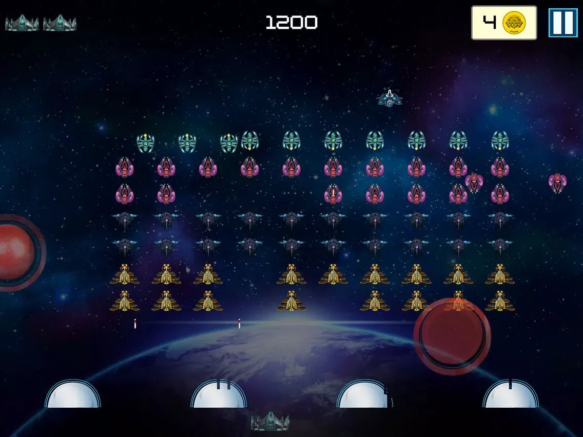 Galaxy Invaders - Strike Force Alien Hit iPad  স্ক্রিনশট