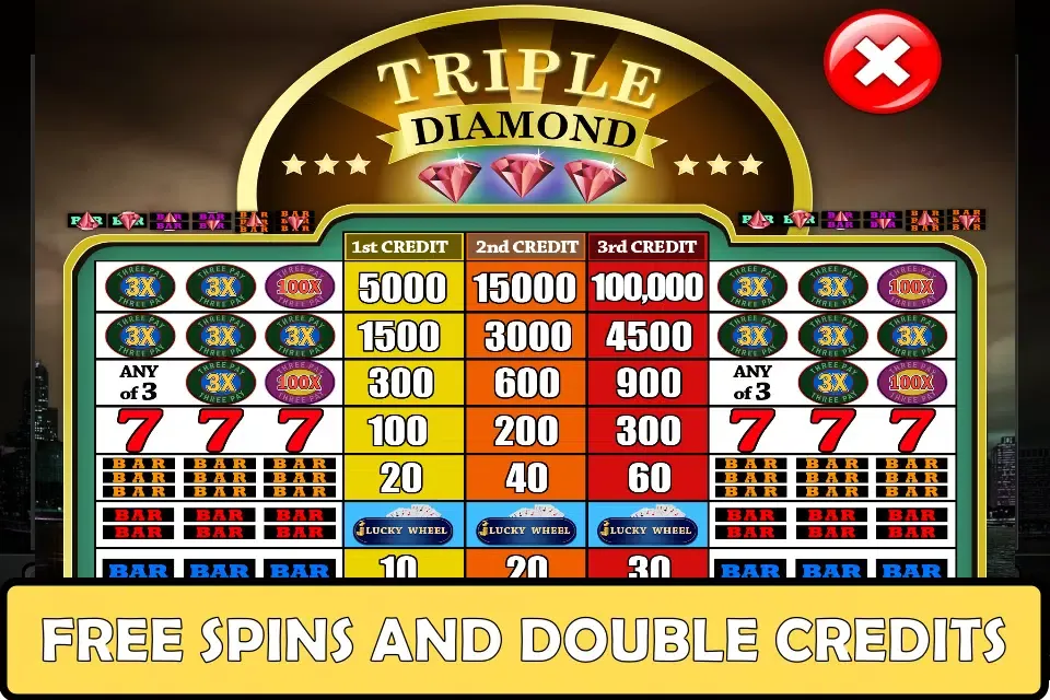 Zrzuty ekranu Triple Diamond - Slot Machine