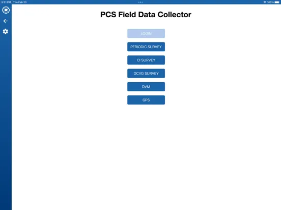 Tangkapan skrin PCS Field Data Collector iPad 