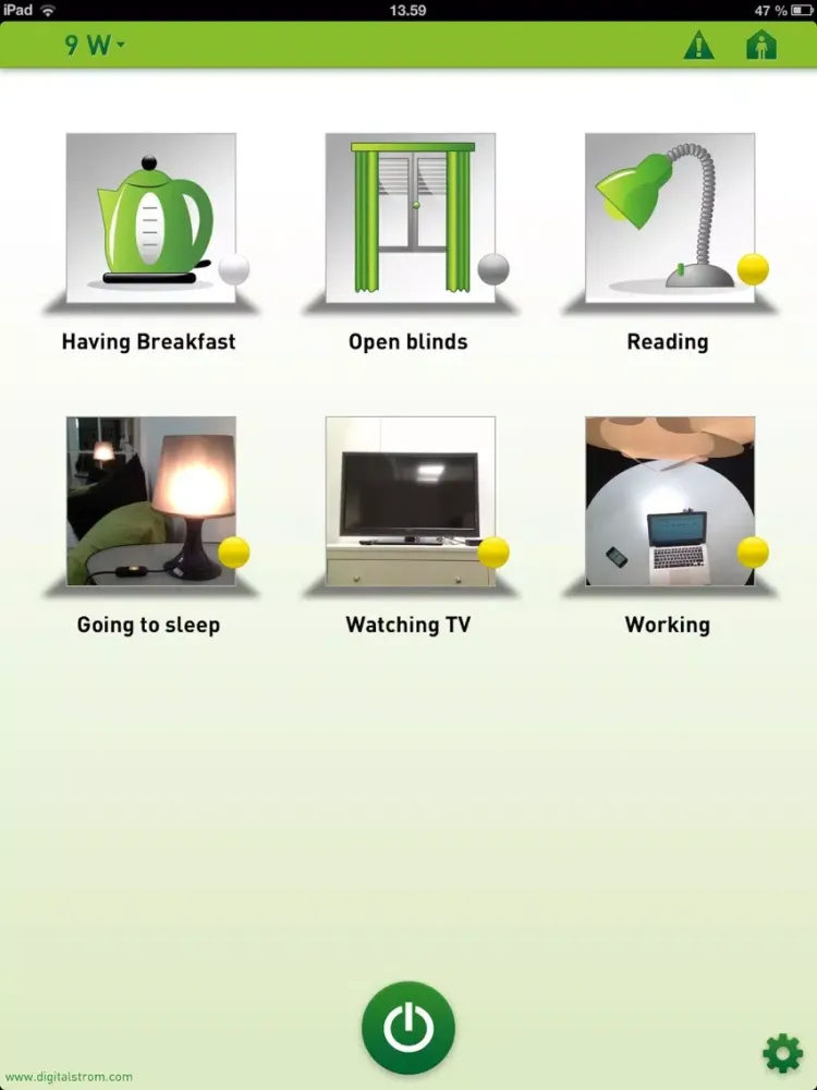 Скриншоты digitalSTROM Dashboard iPad 