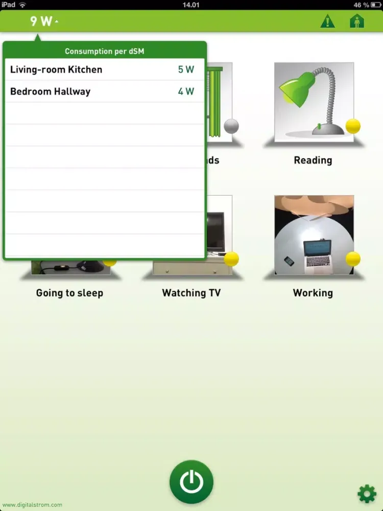 Скриншоты digitalSTROM Dashboard iPad 