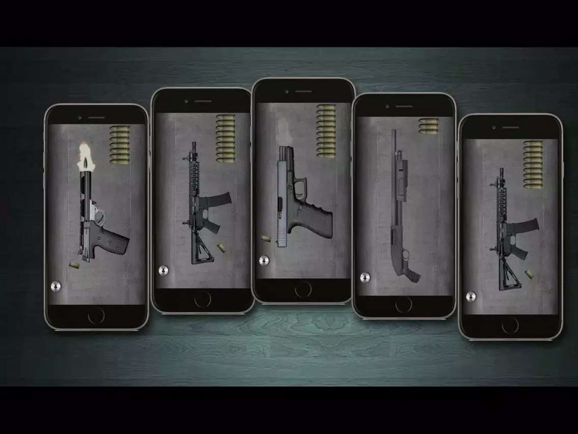 تصاویر Gun Weapon Simulator Shot Sounds iPad 