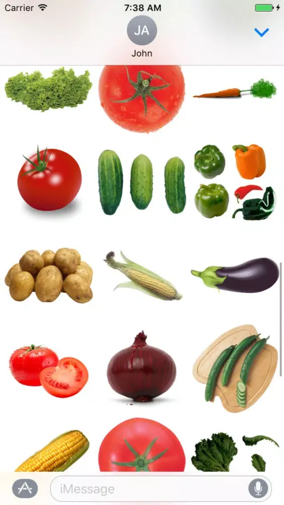 Скриншоты Vegetables Sticker Box
