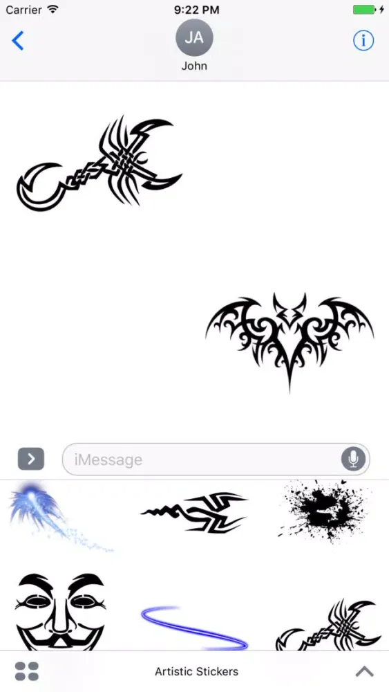 Fun Artistic Stickers应用截图