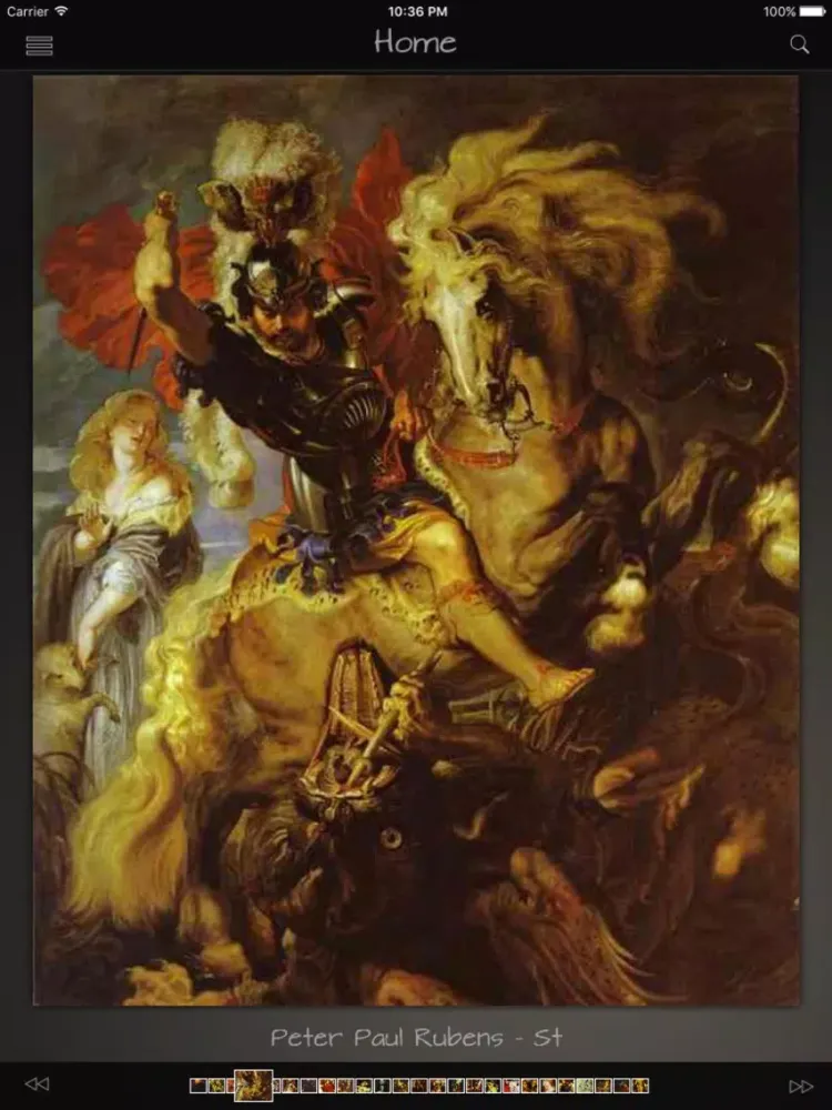 Zrzuty ekranu Rubens Artwork Adviser iPad 