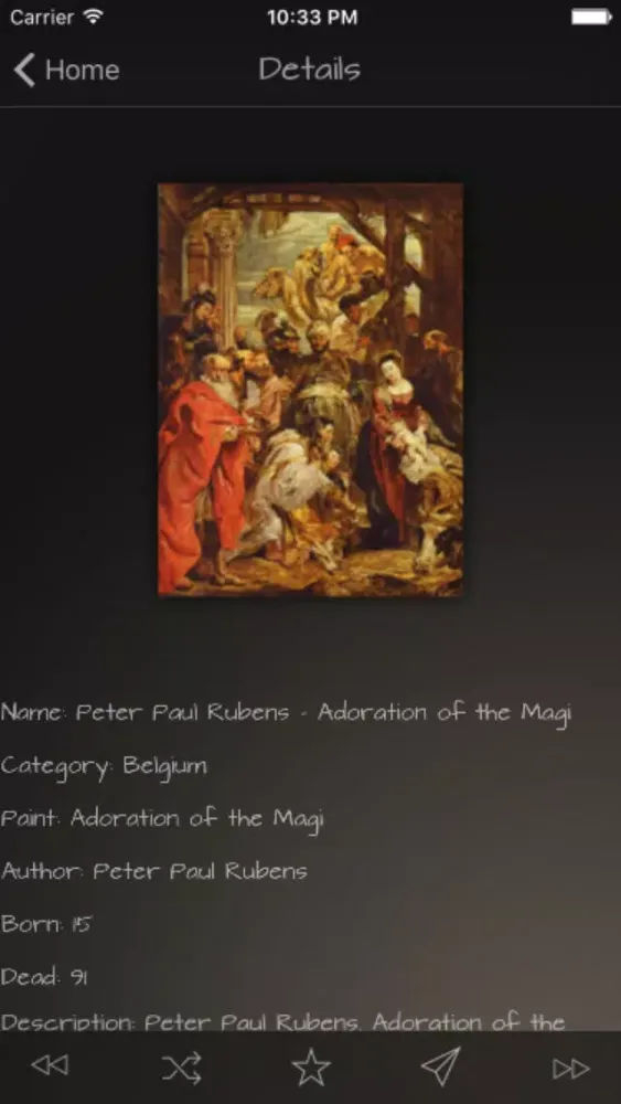 Zrzuty ekranu Rubens Artwork Adviser