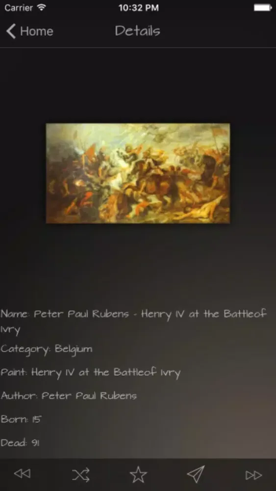 Zrzuty ekranu Rubens Artwork Adviser